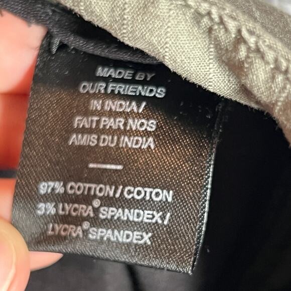 Dovetail Workwear Day Construct Pants Womens 8/34 Green Cargo Double Knee Light - Picture 5 of 10